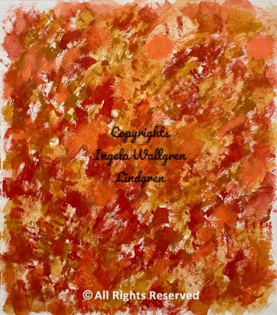 ©Ingela Wallgren, Lindgren, tempera/crayon, 37x43 cm.
